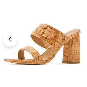 The Lulu Heel In Tan Cork